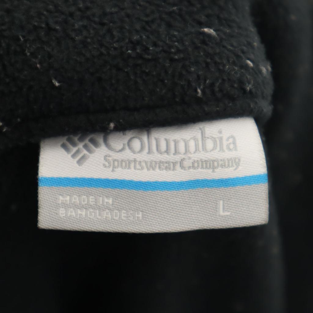 Columbia Fleece jacket L black Outdoors Men's Used