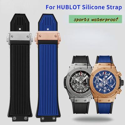 Nouveaux Accessoires de Montre Pour HUBLOT Bracelet de Montre en Silicone Pour HUBLOT big bang sports bracelet étanche bouche convexe 27x17mm Envoyer outil