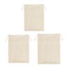 Cotton Mesh Storage Bag with Drawstring Breathable Hollow Design Extends Freshness Reusable Eco-Friendly Supermarket Travel Bag