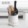 1PC Kitchen Storage Chopsticks Tube Round Space Saving Tableware Storage Holder With Drain Plate Kitchen Chopstick Drain Box