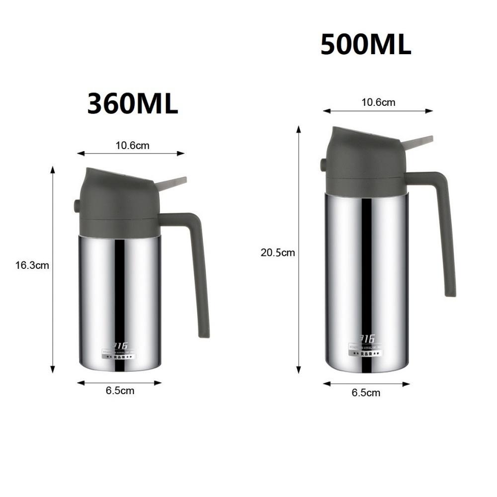 Two-in-one Oil Dispenser, Stainless Steel Oil Spray Bottle, Can Be Refilled with Portable Sprayer, Suitable for Baking, Cooking,