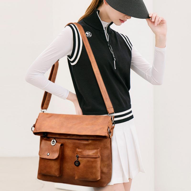 Women's Large Capacity PU Leather Shoulder Bag – Stylish Crossbody Tote with Multiple Pockets, Perfect for Daily Use, Work & Travel