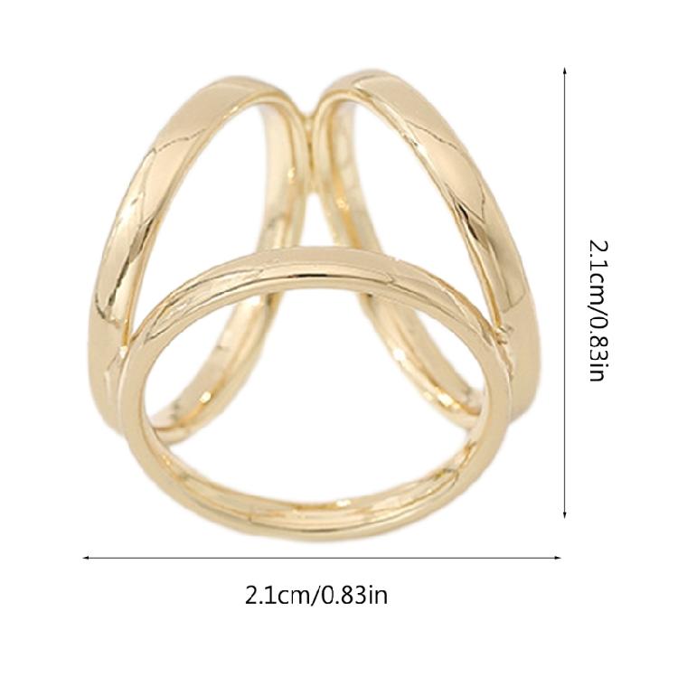 Fashion Scarf Rings Buckle for Women Lady Silk Scarf Clasp Clips Clothing Decor