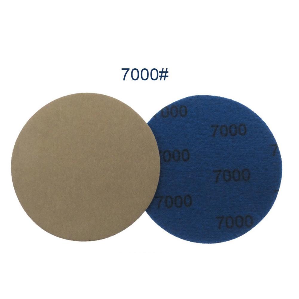 10PCS 3 Inch Silicon Carbide Sanding Discs Wet/Dry Sanding Sandpaper 240-10000 Grit Sanding Paper Set Abrasive Disc Tools