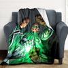 1pc Green Lantern Flannel Throw Blanket Soft, Warm & Cozy for Couch, Bed, Office, and Travel Versatile All Season Gift, Christmas Present