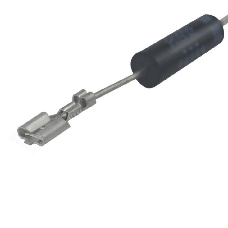 4er-Pack Mikrowellendiode Schwarzes Metallzubehör Spannungsdiode Schnellheizdiode