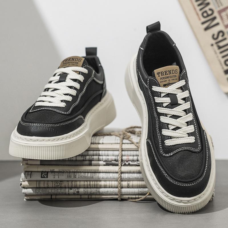 Men's Shoes 2025 New Summer Breathable Internet Celebrity Explosion White Shoes Youth Versatile Sports and Leisure Canvas Board Shoes