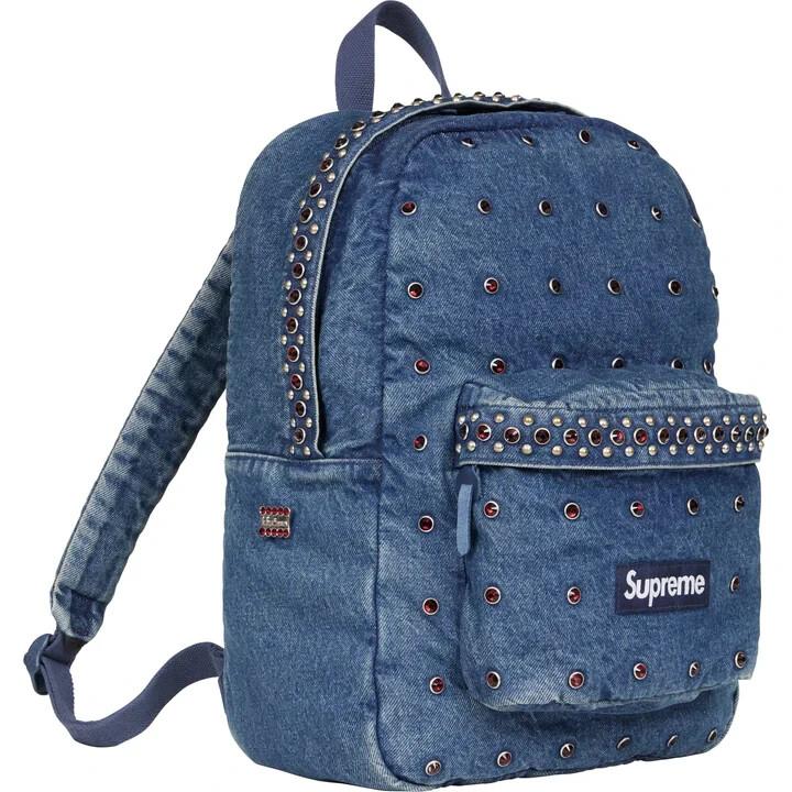 Supreme Bb. Simon Denim Rucksack Gewaschener Indigo