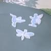 Pack of 3 Hummingbird Dragonflies Girl Themed Silicone Molds Double Hole Pendant Craft Tool for Creative Art Projects