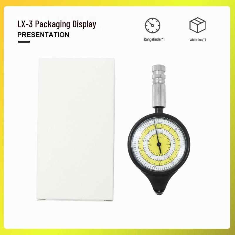 LX-3 Outdoor Map Rangefinder & Rolling Ruler: Multifunctional Distance Measuring Odometer for Mountaineering.