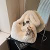 Plush Velvet Zipper Sweet Crossbody Bags for Women Cute Autumn and Winter 2026 New Solid Color Versatile Youth Shoulder Bags