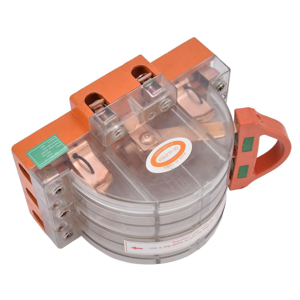 Disconnect Knife Switch Professional 3 Pole Double Throw Knife Safety Disconnect Switch for