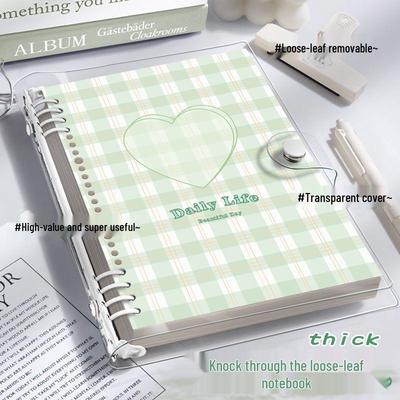 Çıkarılabilir PVC Yumuşak Kapaklı, Yüksek Değerli B5 Kalın Kareli Spiral Defter, Öğrenciler İçin İdeal