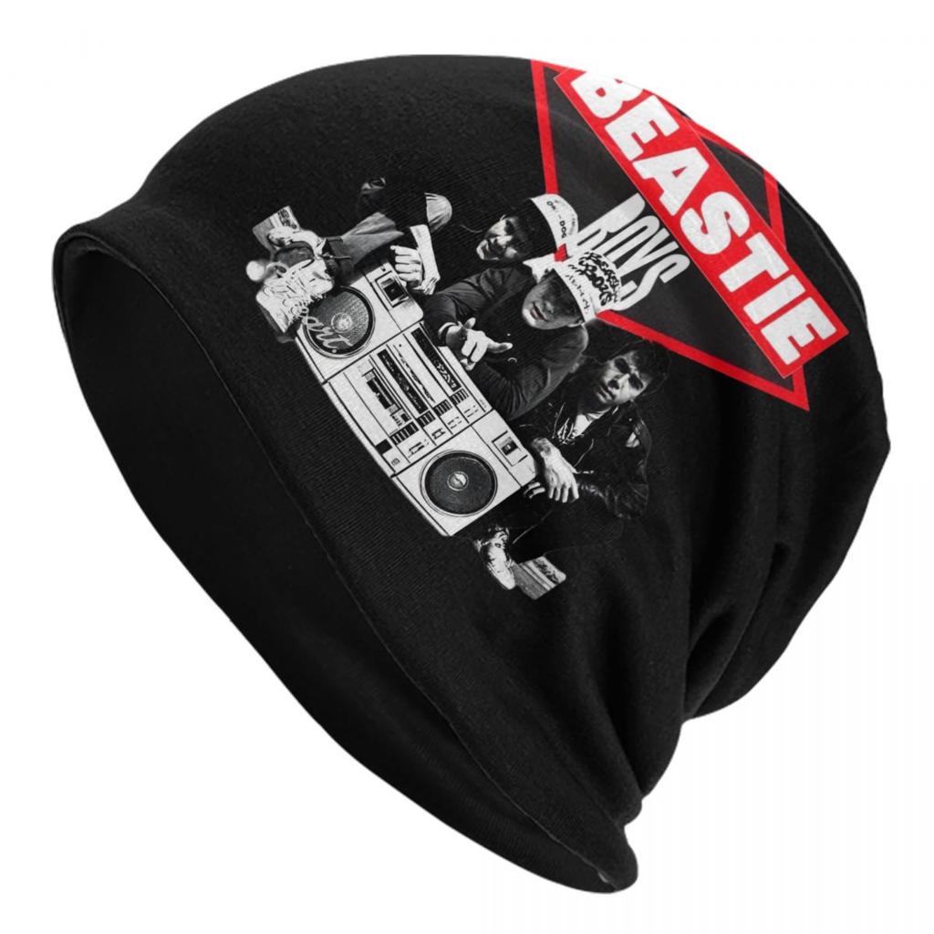 Unisex Bonnet Winter Warm Knit Hat Unisex Women Sabotage Beastie Boys Rap Rock Hip Hop Beanies Caps Adult Beanie Hats Ski Cap
