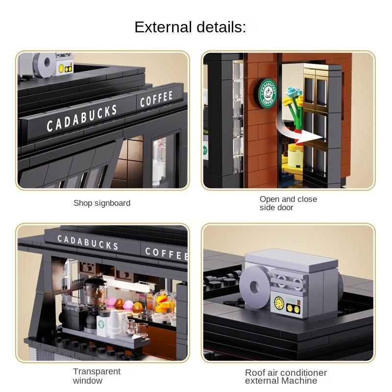 Cada C66005 Кофейня Обучающие игрушки Строительные блоки Игрушки Модель Строительные — фото 4