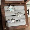Gradual Change Butterfly Internet Celebrity Sweet Cool Personality Irregular Star Enamel Open Ring Women Wear Fashion Temperament Ring