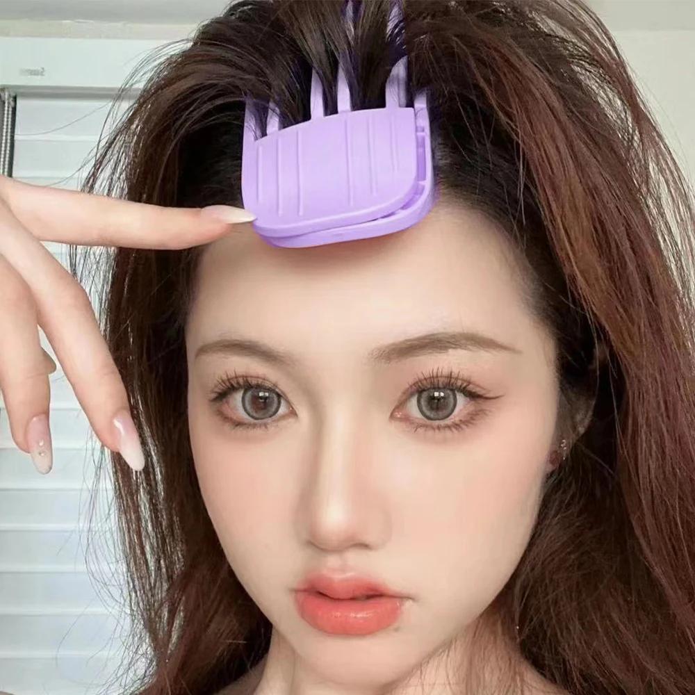 3/6Teeth Fluffy Hair Roots Clips Comb Lazy Hair Top Styling Curling Barrel Portable Korean Hairs Clip Volume Wind Sculpting Comb
