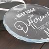 1pc Thank You Gifts for Women Men - Never Forget The Difference That You Make for Coworkers - Glass Ornament