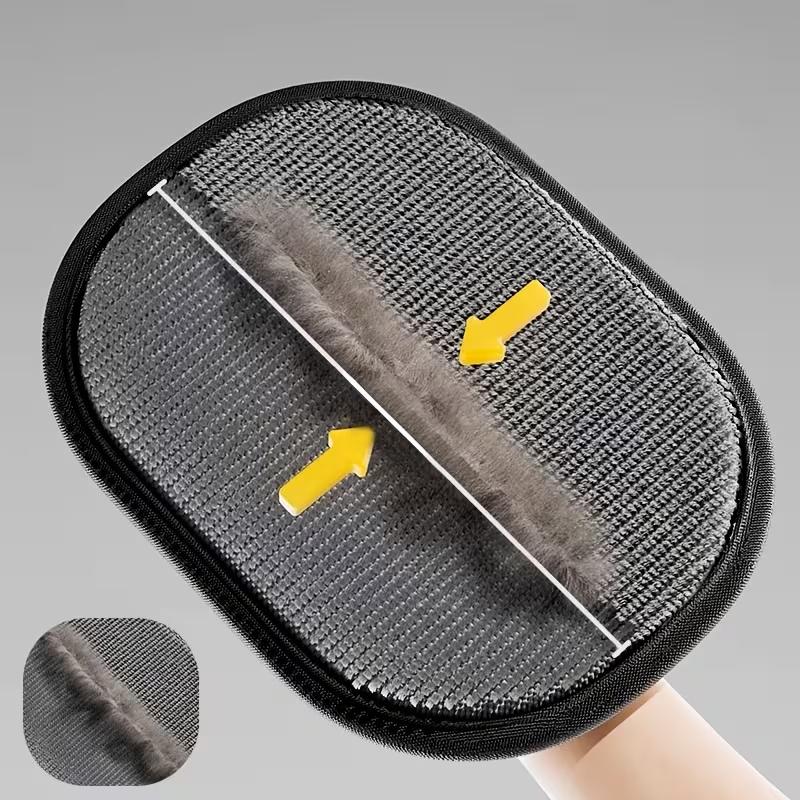 Pet Hair Removal Grooming Gloves for Cats and Dogs, Static Fur Remover Mitt, Reusable Deshedding Cleaning Gloves for Furniture and Clothing