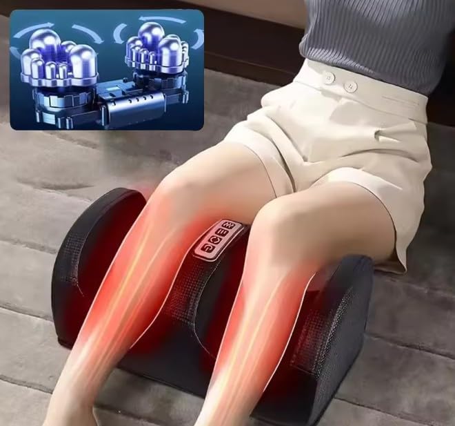 Foot Care with Heated Lightweight and Compact 3 Massage Ball Rotation Quiet Soles of Feet and and a Warranty from the Japanese NOSA DESIGN Heater,