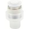 PISCO PPC8-02 Tube Fitting Straight PP Type, 8mm Tube OD X R1/4 Thread, Pneumatic Connector