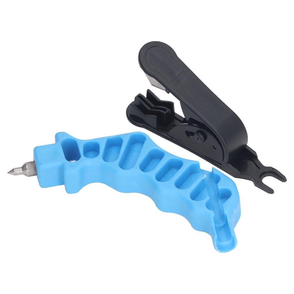 2 Pcs For PE Pipe Drip Tube Hole Punch Blue Irrigation Pipe Hand Punch  Garden Dripline Watering