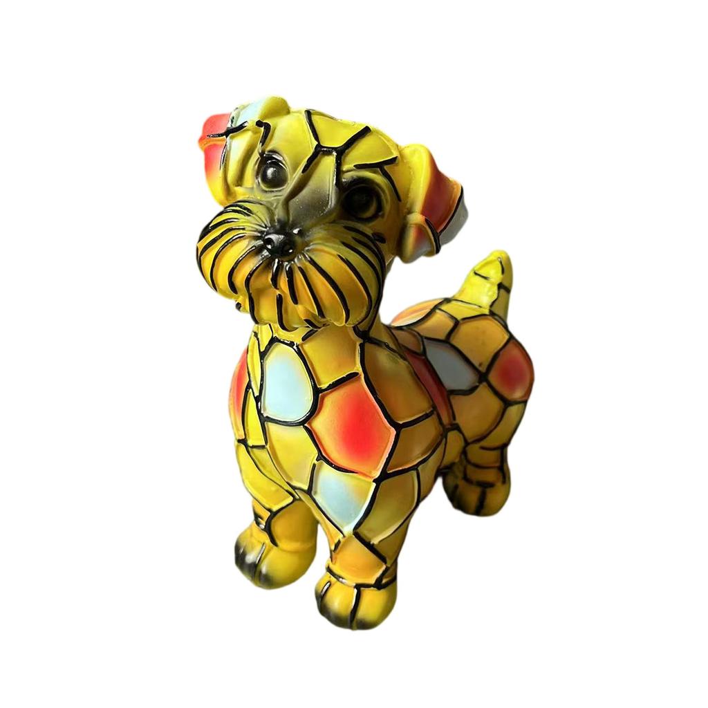 Dog Series Art Night Light, French Lamp, Corgi Lamp, Stained Resin Tabletop Night Light, LED Cute Pet Table, Vintage Animal Home Decor