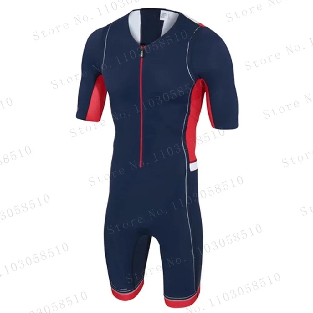 2024 Męski Kombinezon Rowerowy Szybkoschnący Triathlon Góry Sportowy Kostium Rowerowy Skinsuit pro Mtb Jazda Kombinezon Ropa Ciclismo