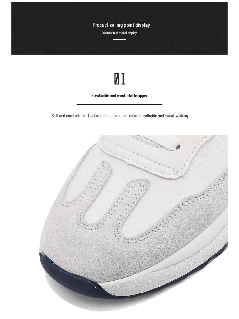 Męskie Wiosenne Buty do Biegania Oddychające 2025 - Modne, Casualowe, Pasujące do Wszystkiego Sneakersy dla Nastolatków i Ojców.