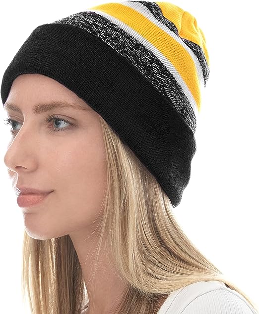 Custom Soft Cuff Pom Pom Stripe Knit Winter Beanie 3D Embroidered Skull Slouch Ski Hat Dot Plaid Character for Beach Business