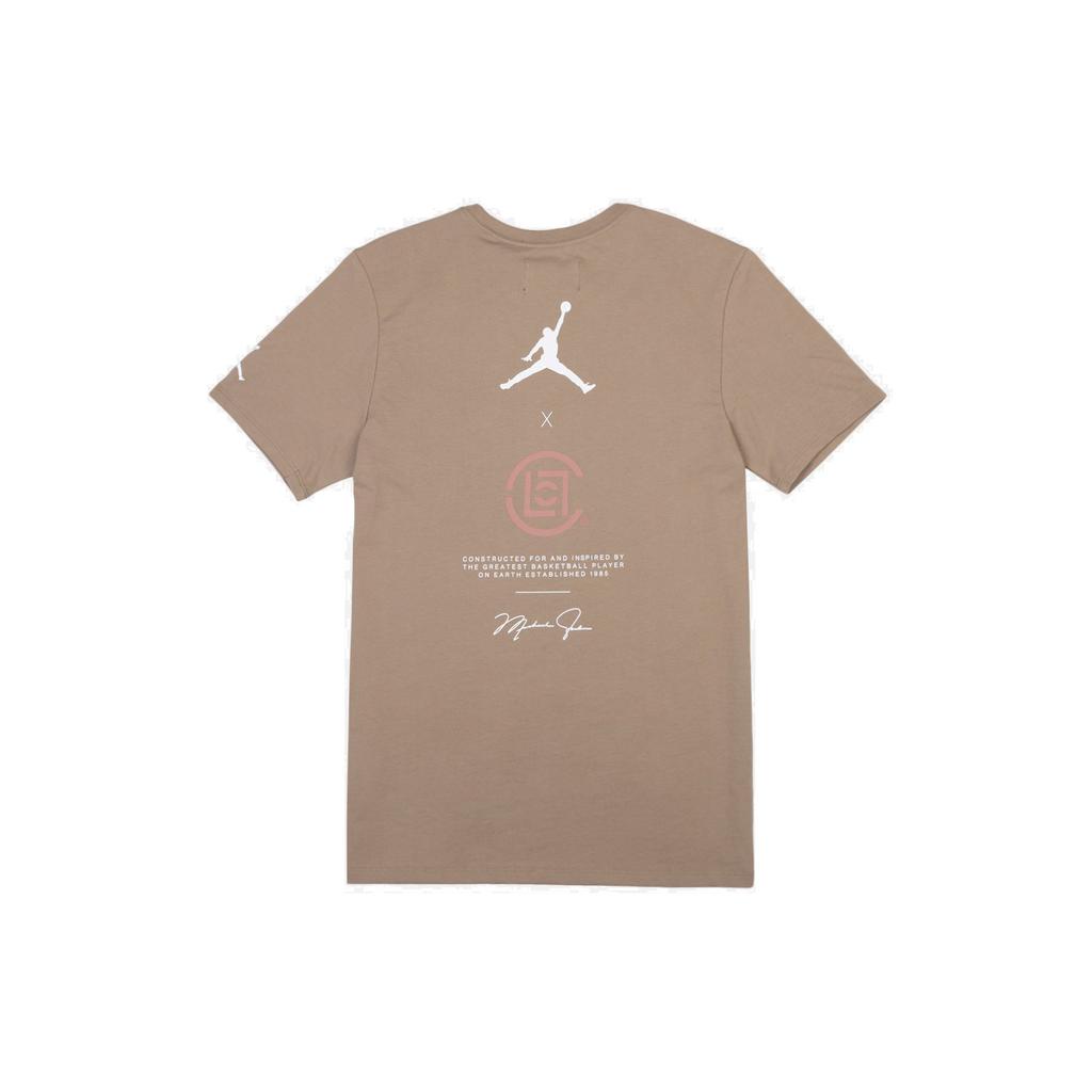 Jordan Clot X Air Jordan T Shirt US Version Mens Khaki AR8390-202