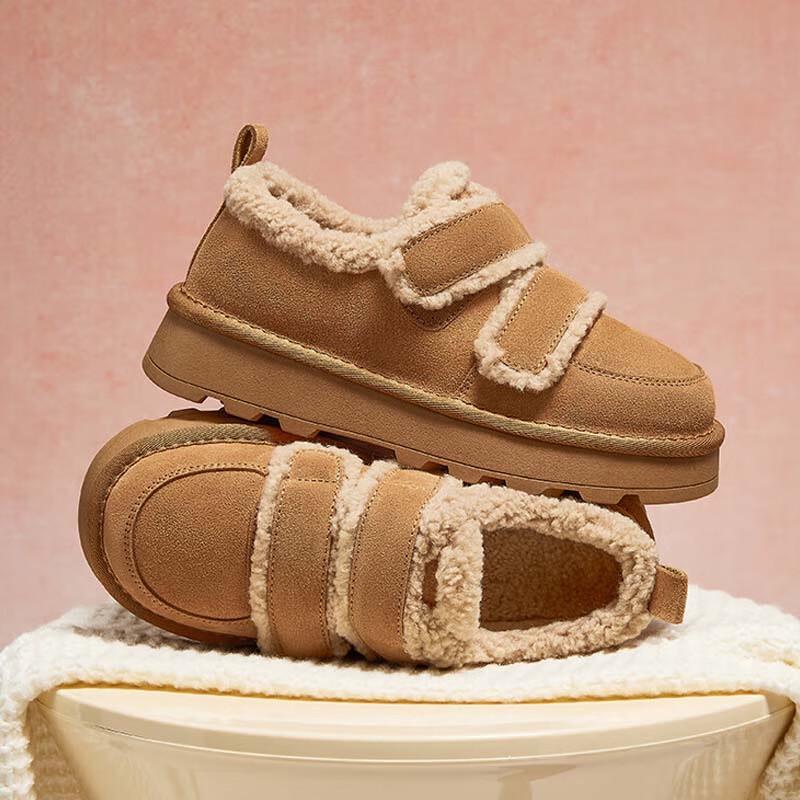 BASTO Women s Fashion Winter Warm Birkenstock Style Snow Boots 39