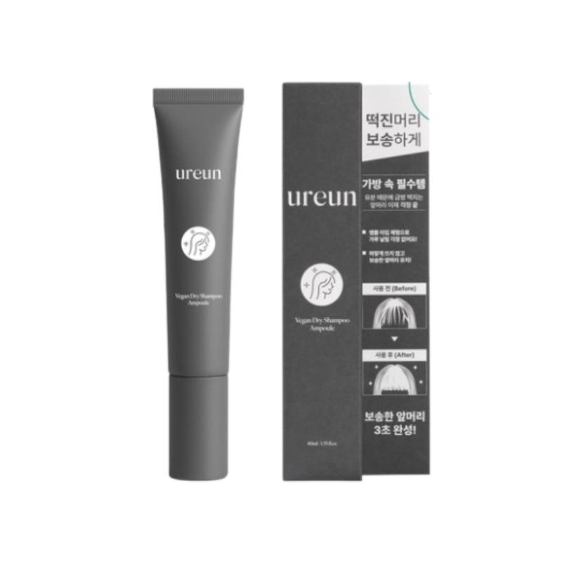 

Ureun Веганская ампула сухого шампуня 40 мл – Освежение кожи головы с абсорбирующим маслом эффектом, сертифицировано как веганское средство, быстрое средство для ухода за волосами без пудры 40ml