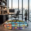THE SIMPSONS Printed Round Rug Carpet Chair Rug Area Rug Entryway Doormats,for Office Chair Living Room Bedroom Kitchen Room.