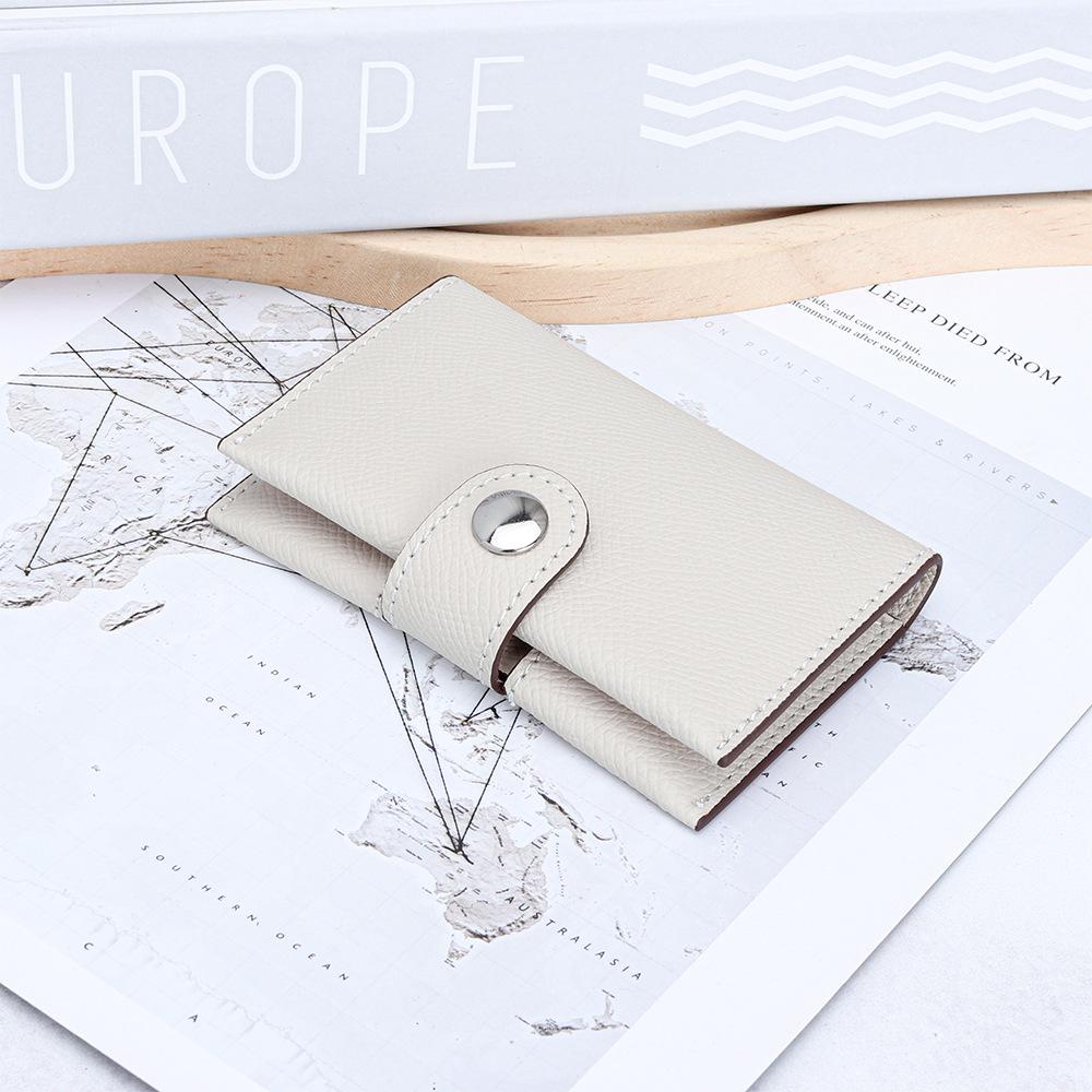 Trendy Women's Leather Cards Wallet Multi-pocket Compact Bifold Card Holder, Stylish Credit Card Case for Daily & Travel Storage
