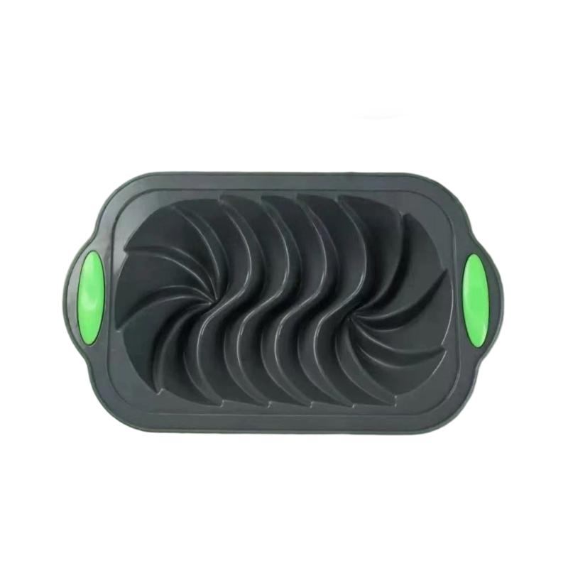 Food Grade Silicone Cake Pan Heat Resistant Flexible Design Easy Cleaning Nonstick Bakewares Baking Mould
