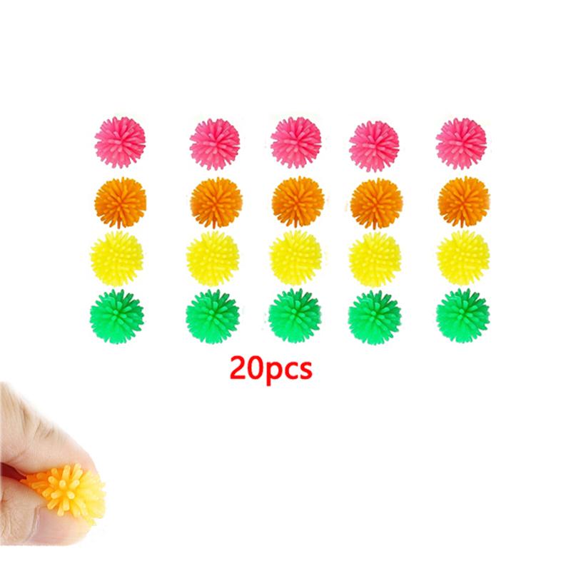Montessori Early Education Children's Fine Movement Toys Rainbow TPR Soft Ball Color Sorting Math Counting Toddlers Board Game