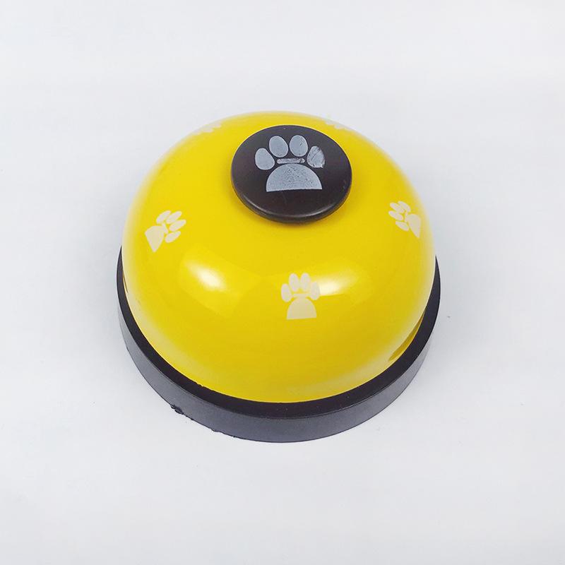 Haustiere läuten die Glocke, um Futter zu bestellen, Hunde- und Katzentrainer-Artefakt, pädagogisches Spielzeug, Essensglocke, Pfotenabdruck-Glocke, Hundespielzeug