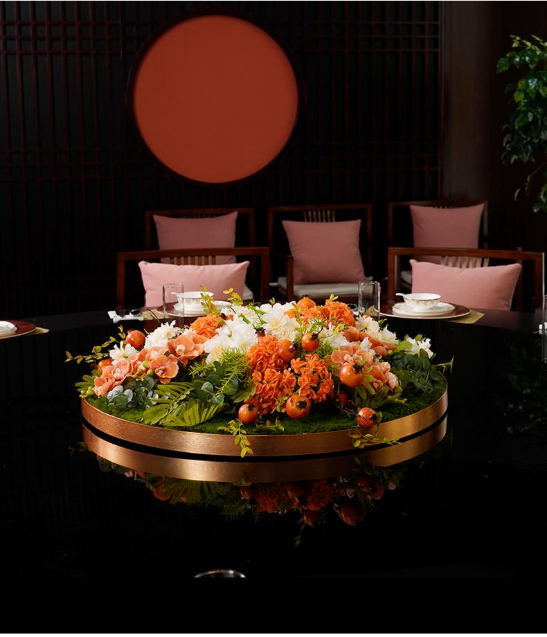 Luxury Hotel Round Table Artificial Flower Centerpiece Ornament