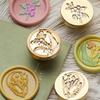 Pflanzen-Serie Wachssiegel DIY Handwerk Haushaltsdekoration Zubehör für Kinder Mädchen Jungen Erwachsene Akte Briefversiegelung