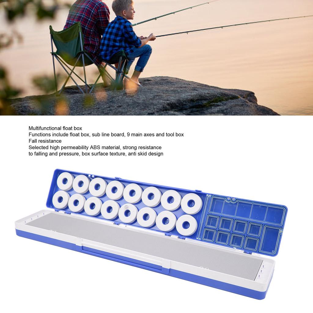 Angelkasten 3 Schichten 3 in 1 Fisch Aufbewahrungsbox Angelzubehör Zubehör