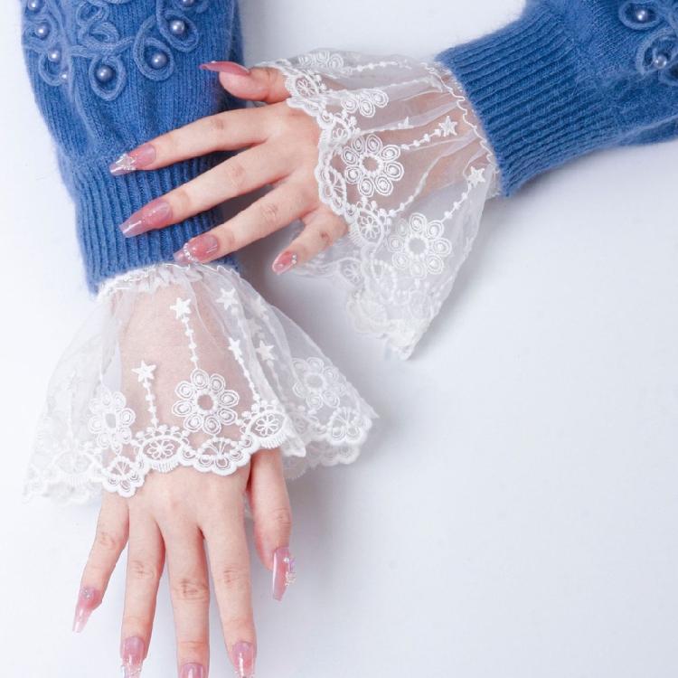 Manichetta in Cotone Multiuso Coprimanica Design Facile da Curare Traspirante Miglioramento per Abbigliamento Formale e Casual