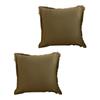 Solid Color Velvets Throw Pillow Case with Tassels Trim Bohemians Style for Living Room Decoration 18x18