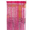 Encrypted Door Curtains Finished With Skirt Edge And Rose Decoration Fabric Finished Door Curtains