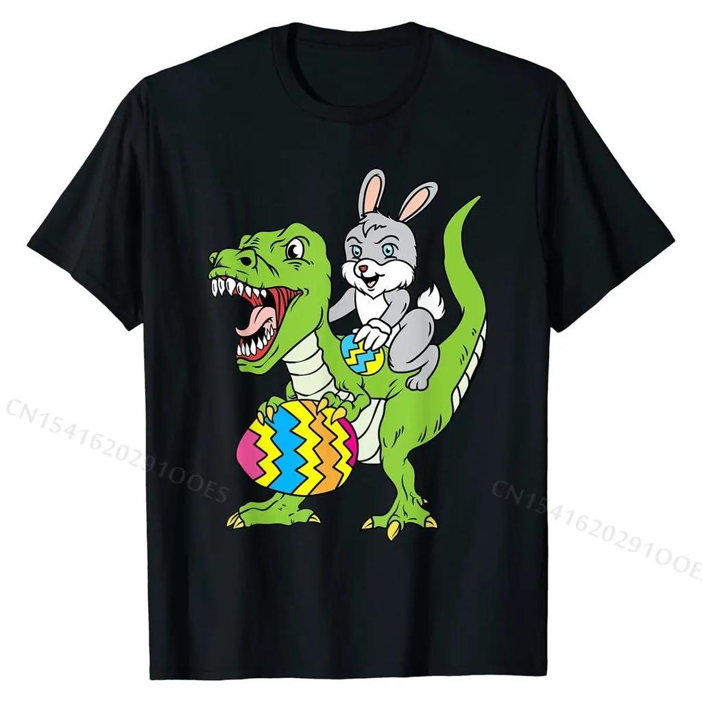Easter Bunny Boys Girls Kids Dino Lover T-Shirt Special T Shirts Funny Tops & Tees Cotton