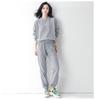 Women's Autumn/Winter Fleece Sportswear Set: Warm, Fashionable, and Comfortable Long-Sleeved Casual Sweatshirt and Pants.