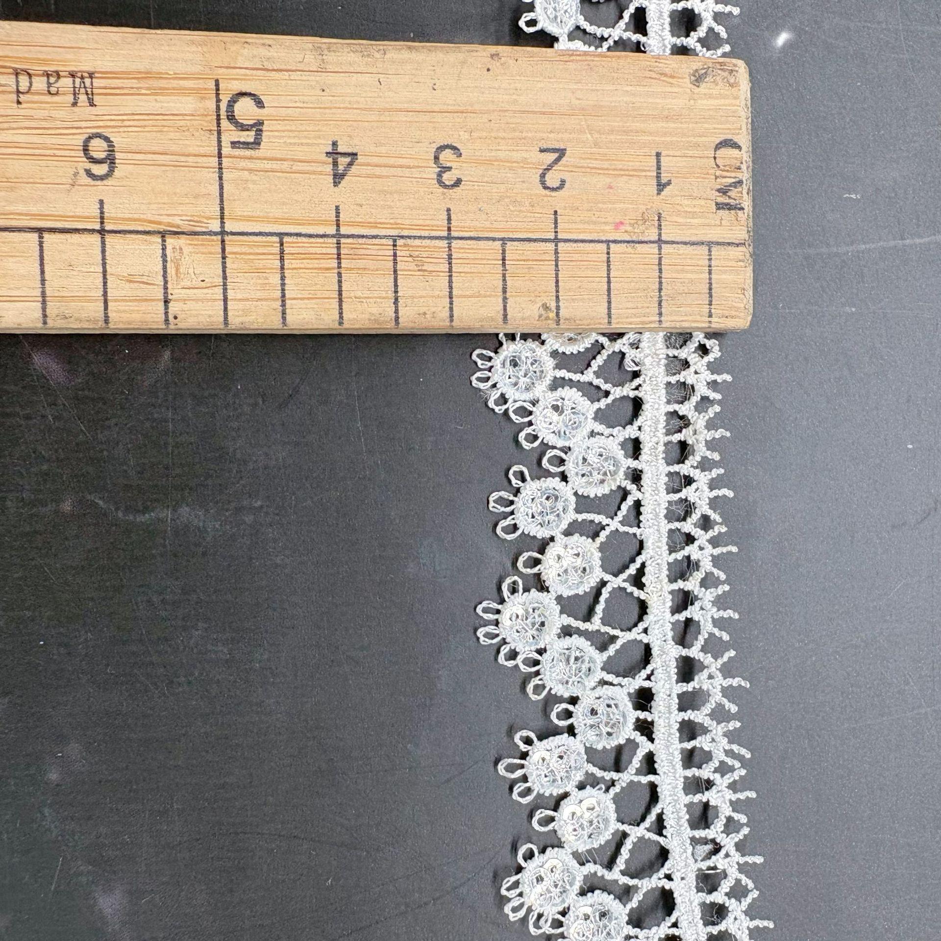 

Аксессуары Дом Женское нижнее белье Лолита Лента Аксессуары Полый Полиэстер Вышивка Кружево Бусины Маленькое Кружево Штрих-код 2.8Cm Polyester Sequin Lace