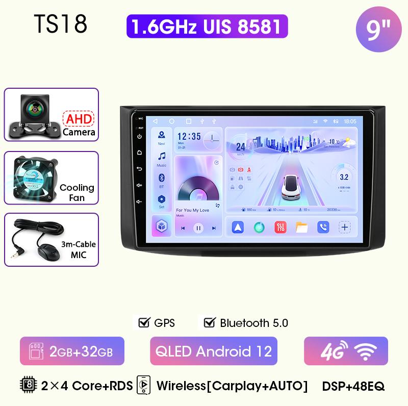 Car Radio For Chevrolet Aveo 2006 2007 2008 2009 2010 2011 2012 2din Android12 Carplay Multimidia Video Player Head Unit