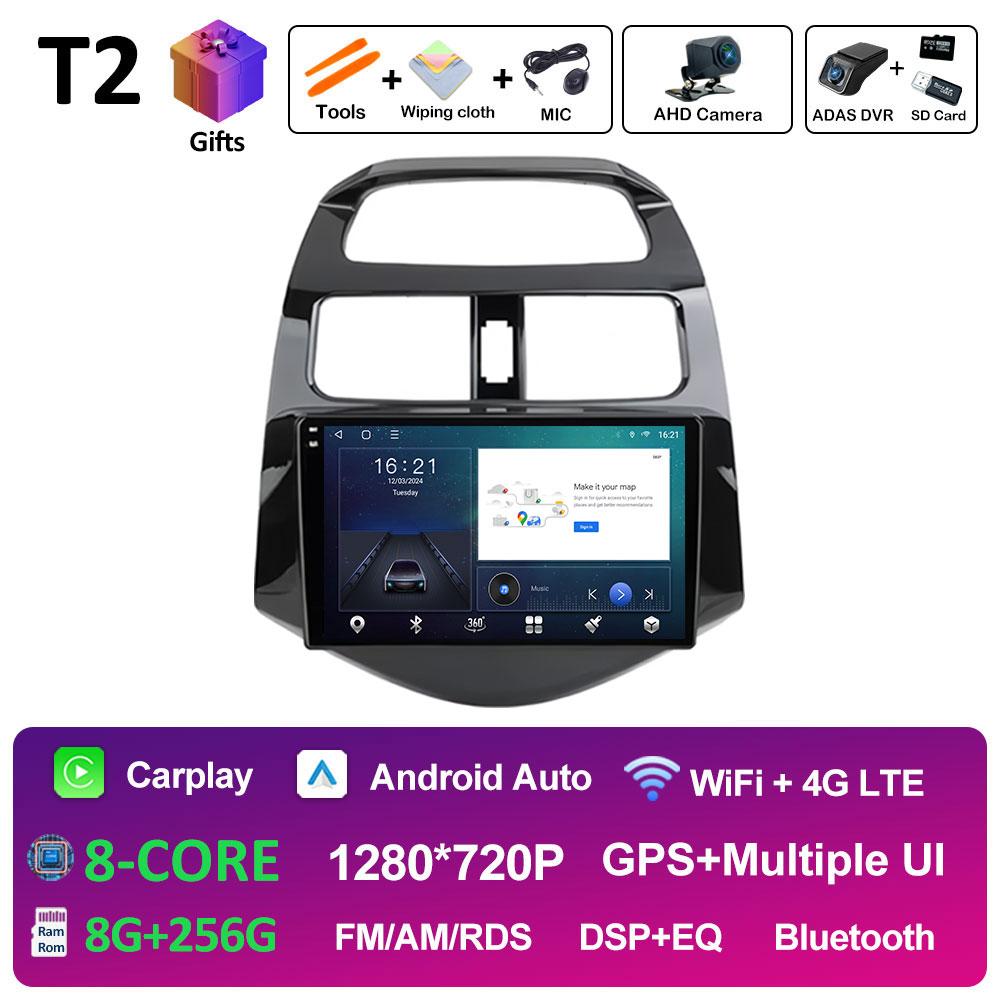 Android 14 Car Video For Chevrolet Spark Beat Matiz Creative 2010 2011 2012 2013 2014 Radio Player GPS Navigation Auto Tools 4G