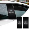 2026 Hot Alfa Romeo 2pcs Car Emblem Center Pillar Honeycomb Image Stickers B-pillar DIY Auto Door Decorative Decals For Alfa Rom